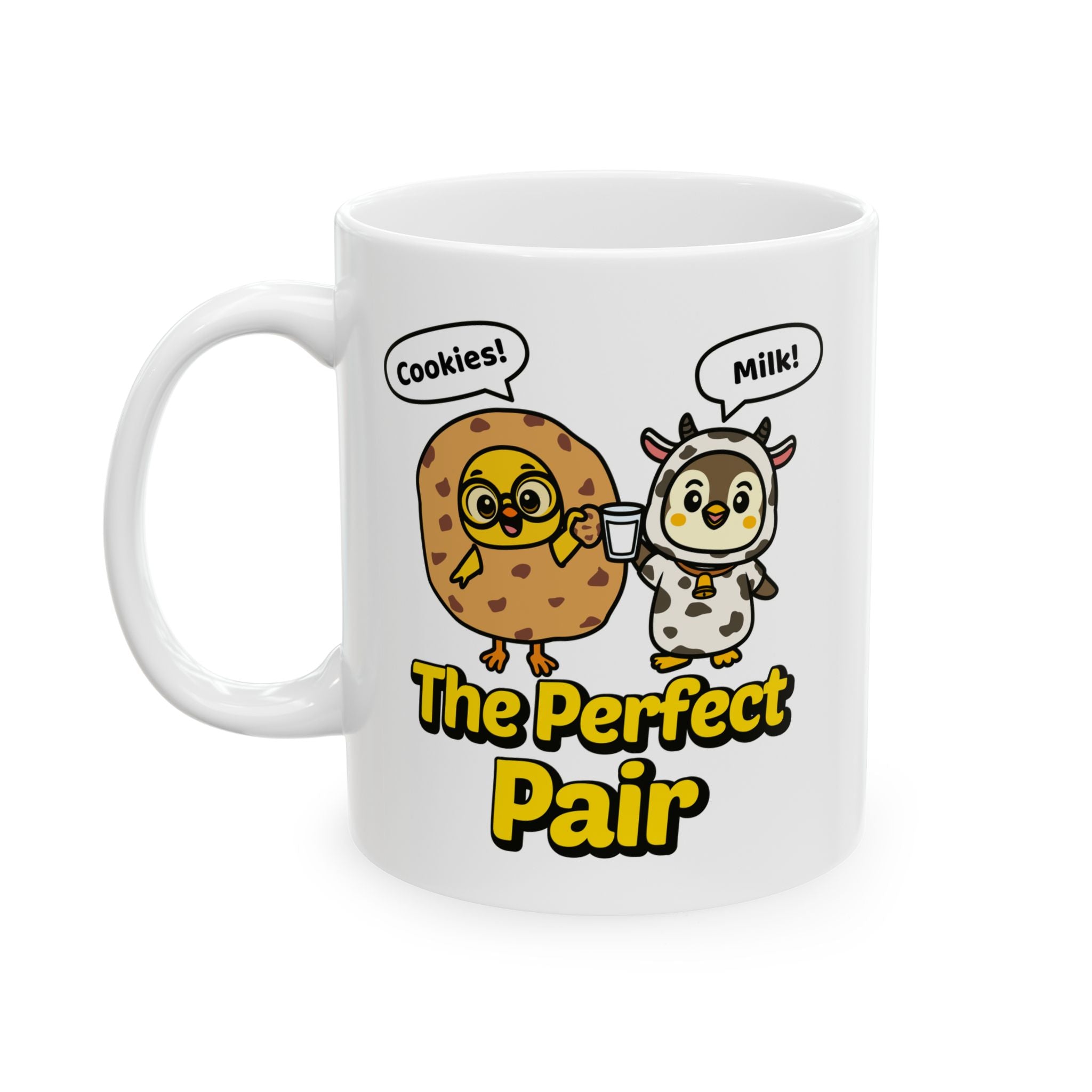 Cookies & Milk “The Perfect Pair” Chicky & Pip Cute Kids Mug