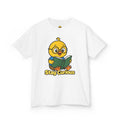 Stay Curious Kids T-Shirt – Nerdy Chicky Reading Book Graphic Tee