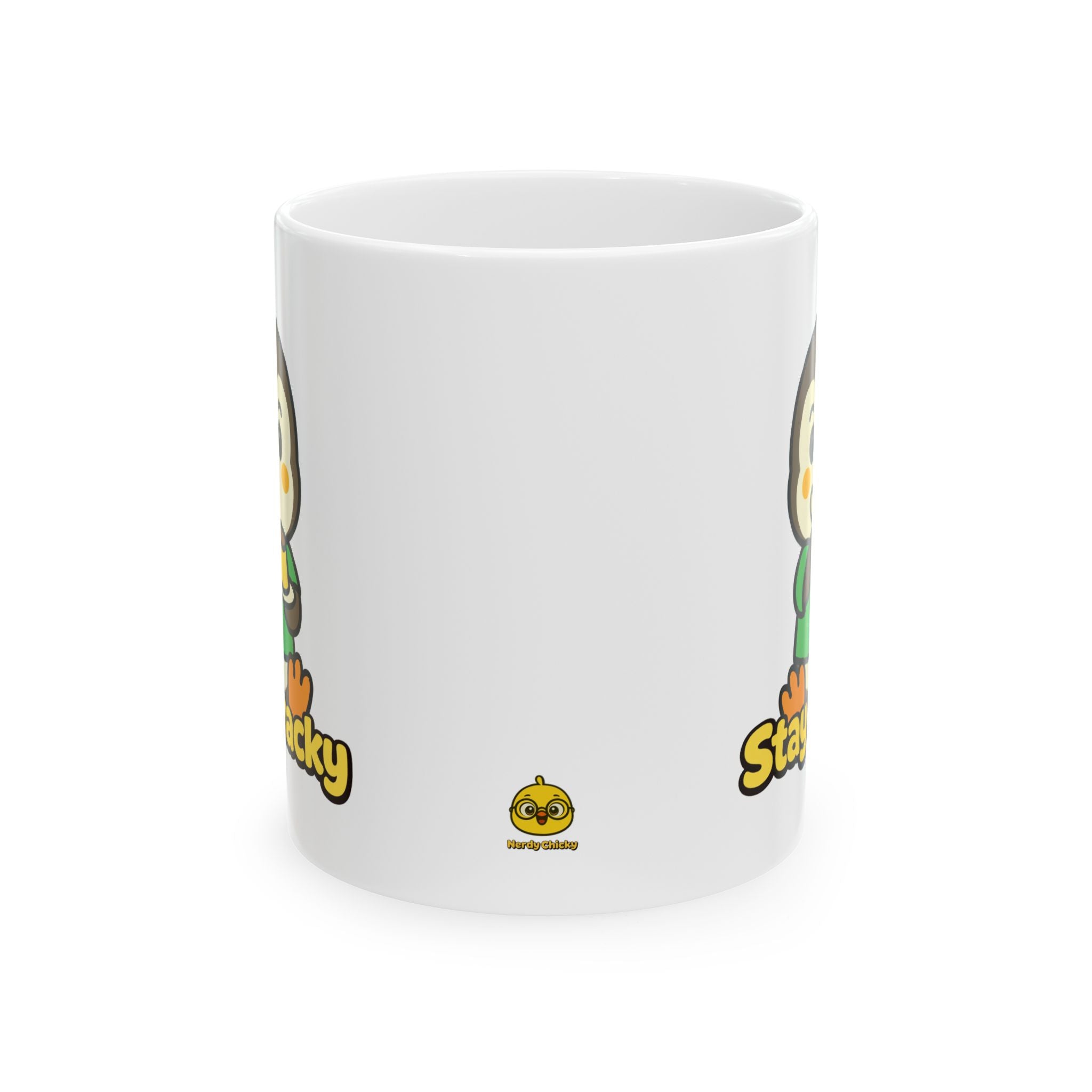 Stay Snacky Pip Penguin Mug | Cute Pudding Lover Coffee Cup | Nerdy Chicky