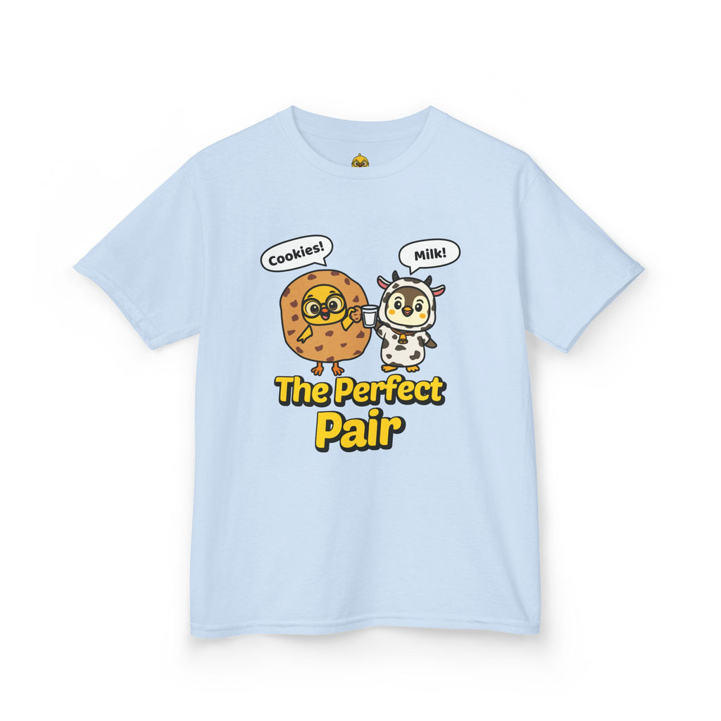 Cookies & Milk: The Perfect Pair — Chicky & Pip Cute Kids T-Shirt