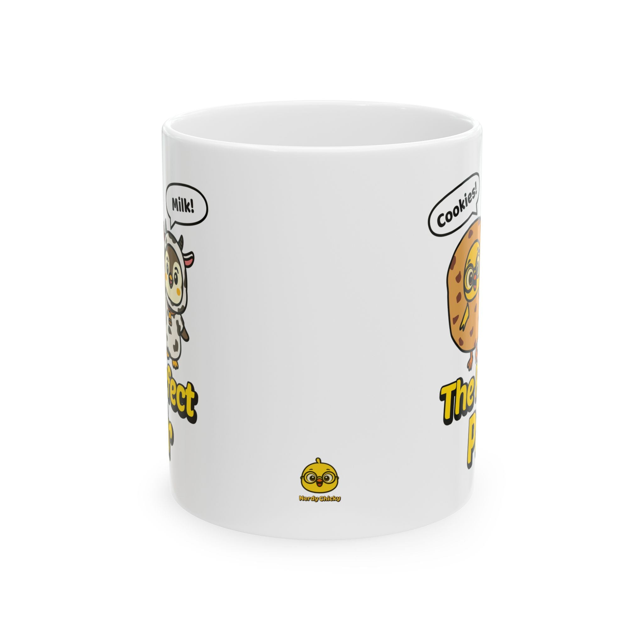 Cookies & Milk “The Perfect Pair” Chicky & Pip Cute Kids Mug