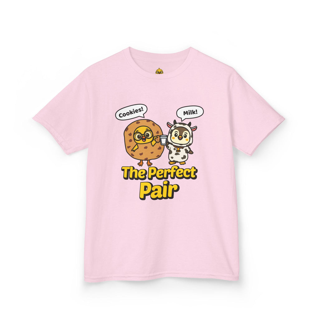 Cookies & Milk: The Perfect Pair — Chicky & Pip Cute Kids T-Shirt